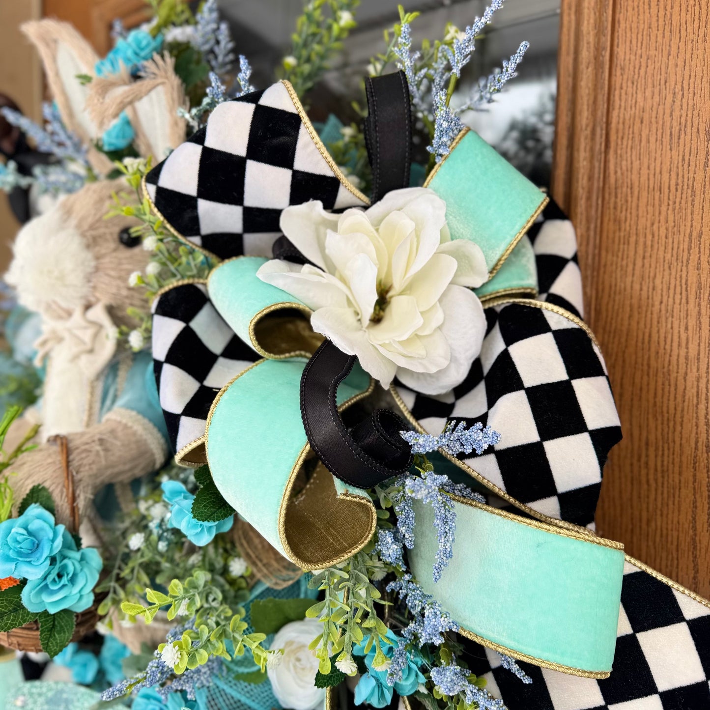 Easter Bunny Wreath | Spring Wreath | Easter Door Decor