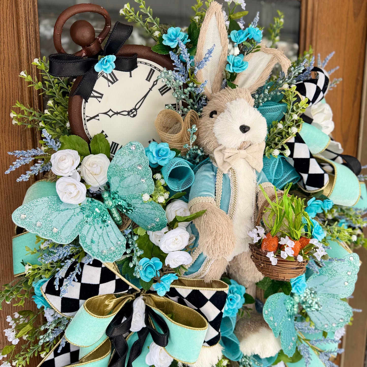 Easter Bunny Wreath | Spring Wreath | Easter Door Decor
