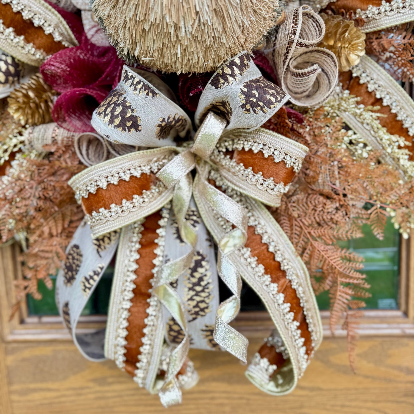 Fall Turkey Wreath | Thanksgiving Wreath | Fall Wreaths For Front Door