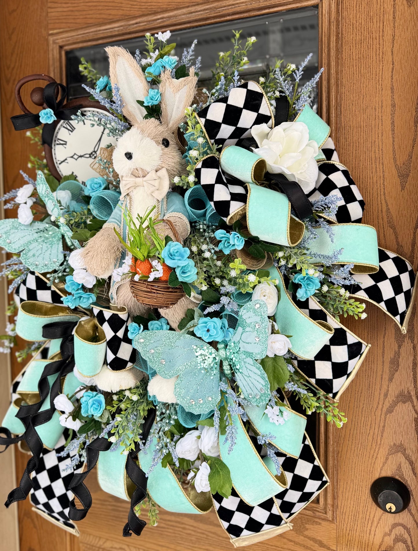 Easter Bunny Wreath | Spring Wreath | Easter Door Decor