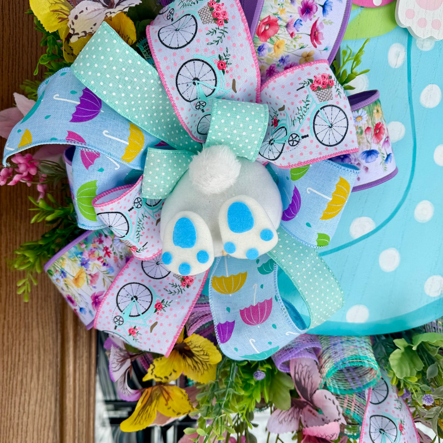 Easter Rain Boots Wreath | Spring Wreath | Easter Door Decor | Easter Porch Decor