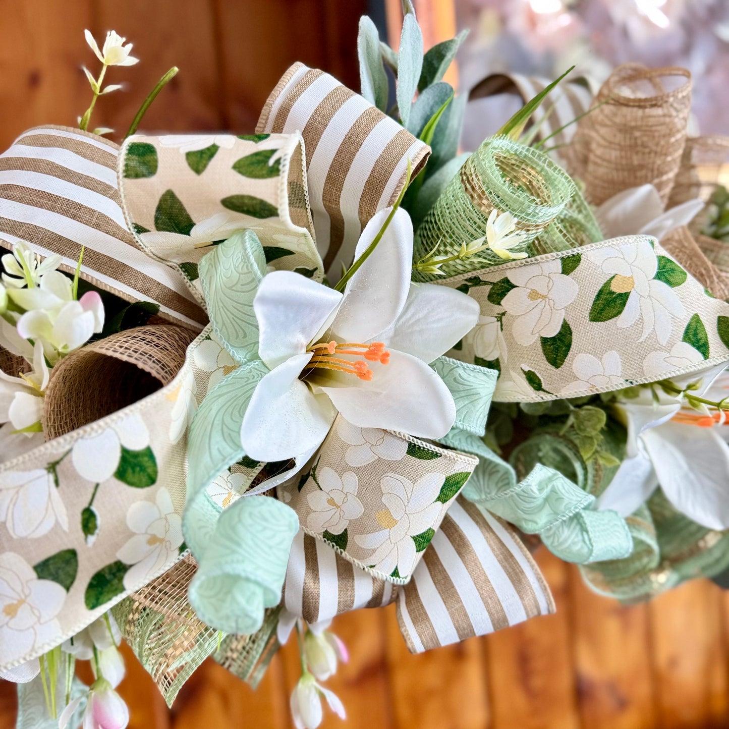 7 ft Floral Spring Garland | Spring Garland For Mantel | Spring Door Decor | Summer Garland
