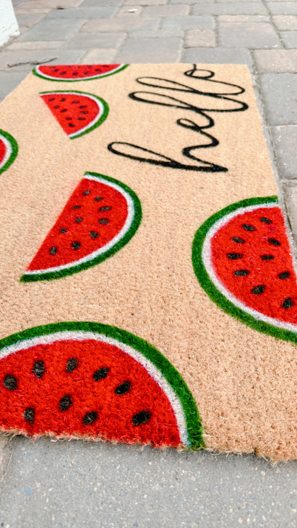 Hello Watermelon Doormat