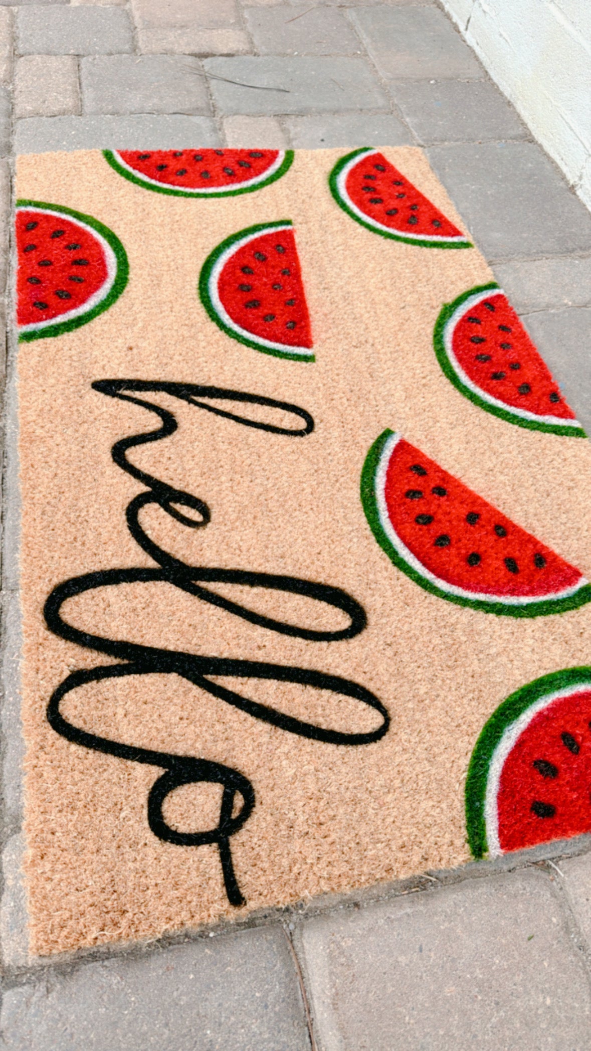 Hello Watermelon Doormat