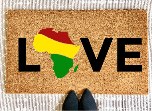 Love Africa Doormat