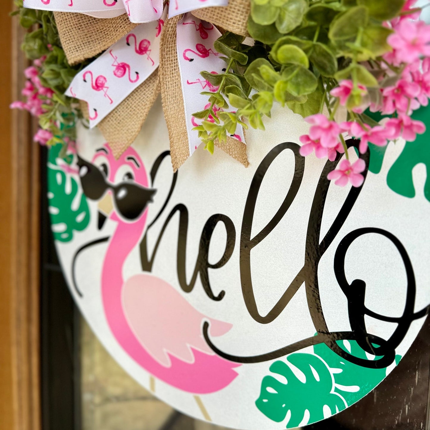 Flamingo Door Hanger