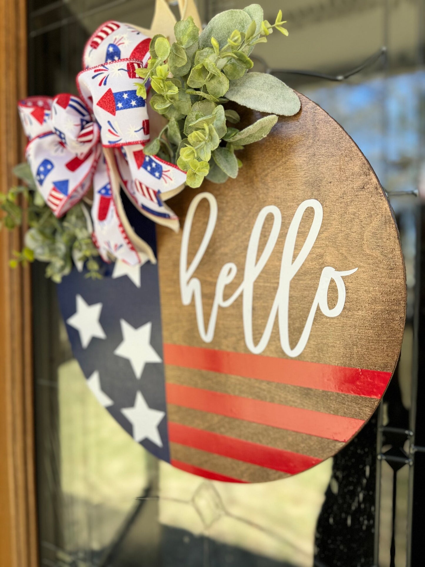 Patriotic Door Hanger