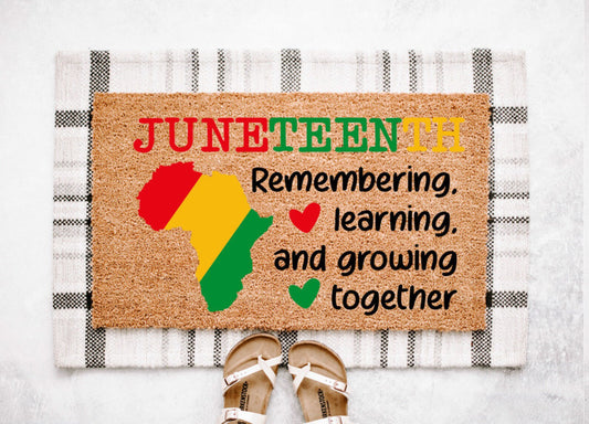 Juneteenth Doormat