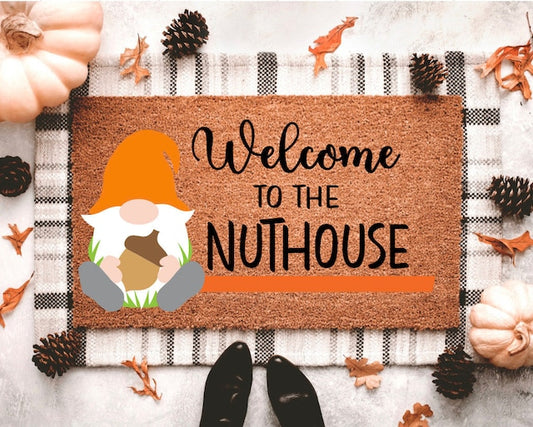 Welcome To The Nuthouse Doormat