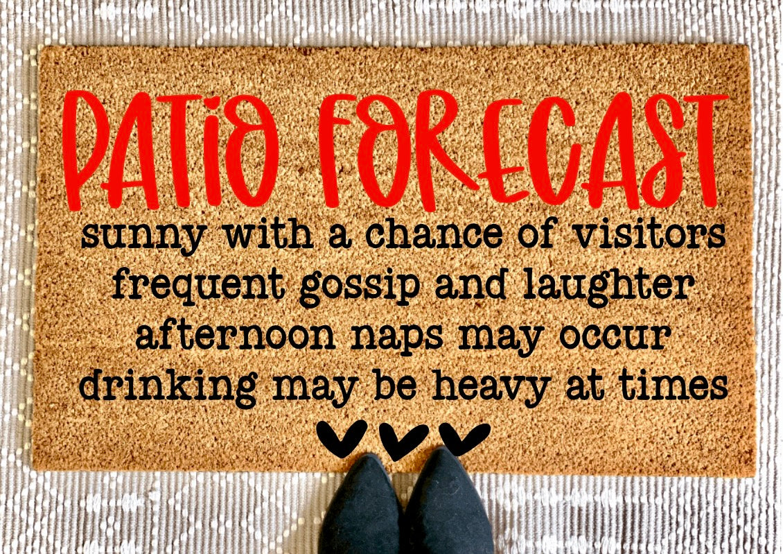 Patio Forecast Doormat