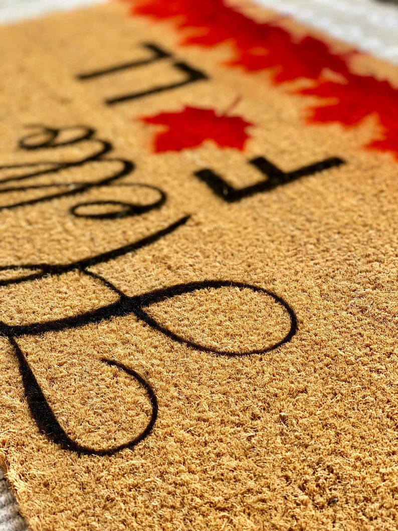 Hello Fall | Leaves Doormat