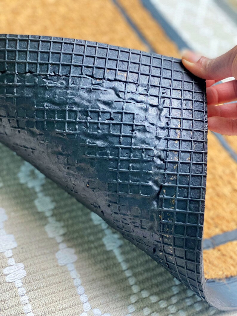 Hi Hey Hello Woven Doormat