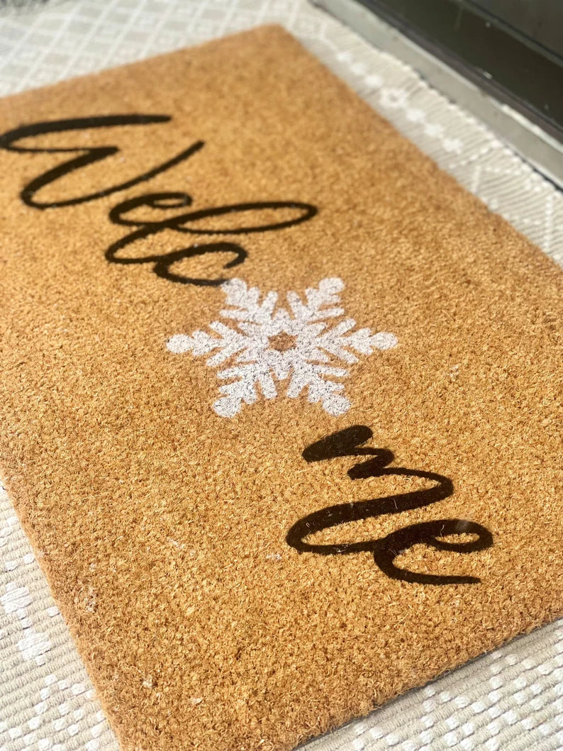 Welcome Snowflake Doormat