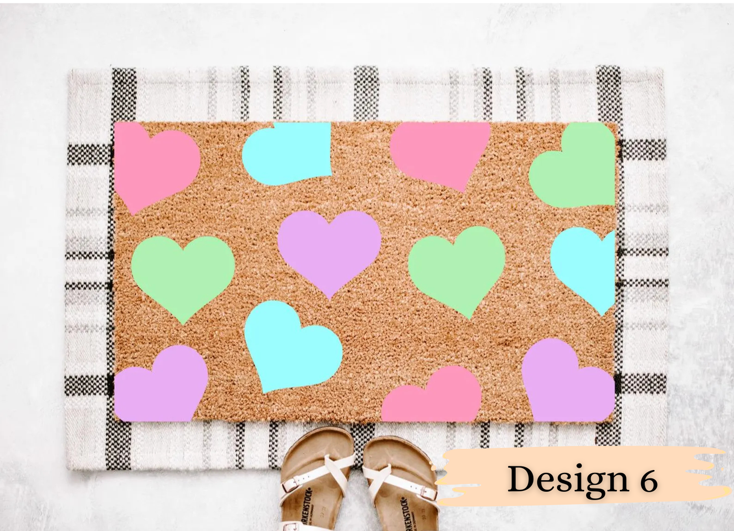 Galentine's Doormat Painting Workshop