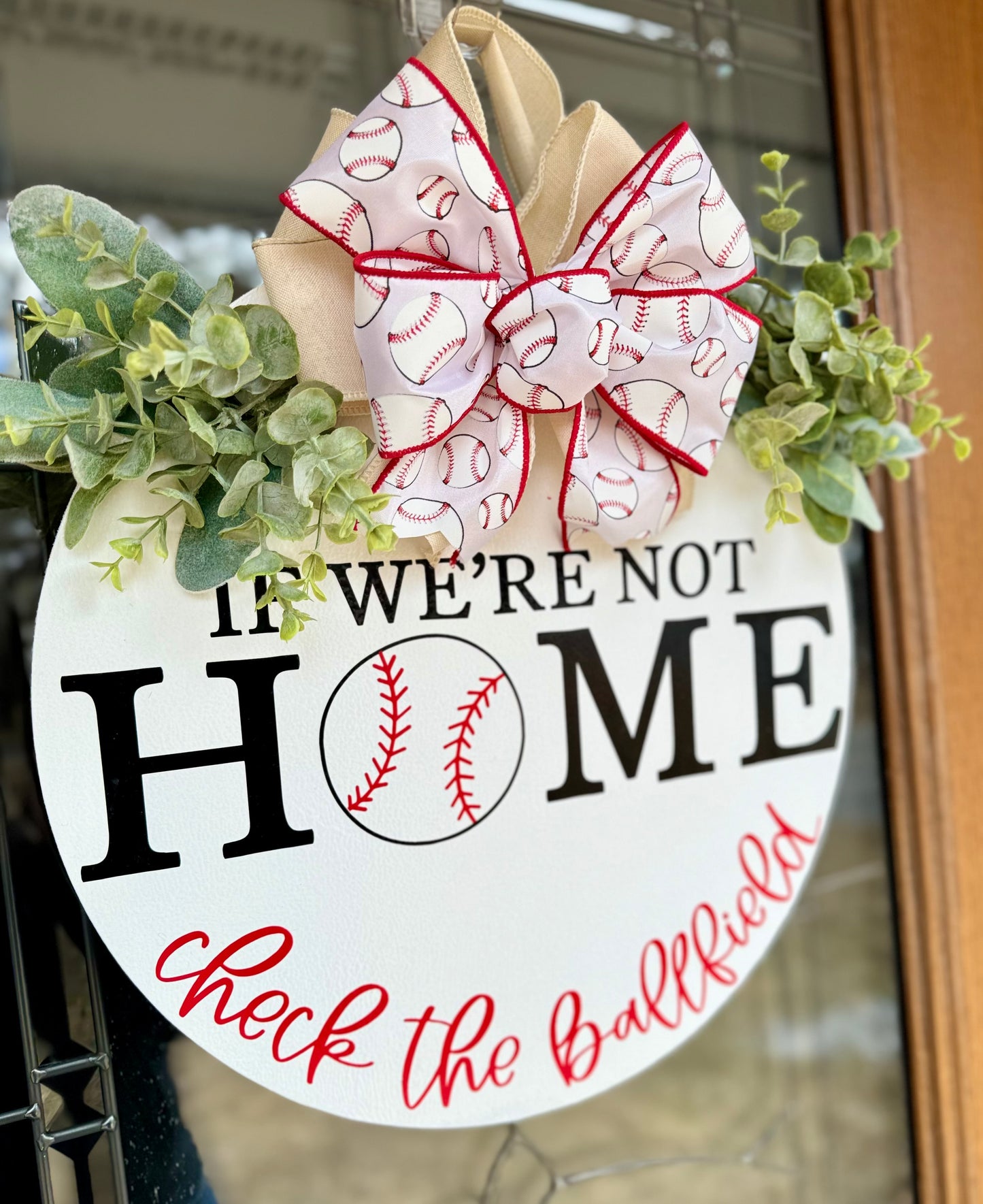 Baseball Door Hanger