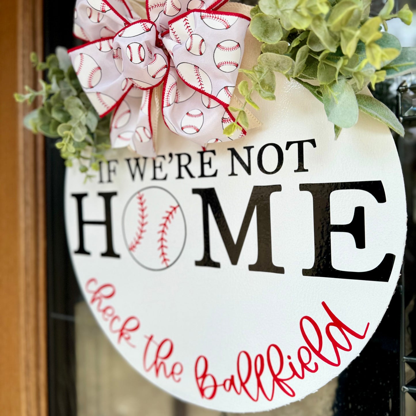 Baseball Door Hanger