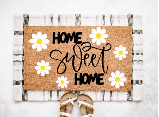 Home Sweet Home Daisy Doormat