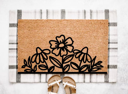 Floral Doormat