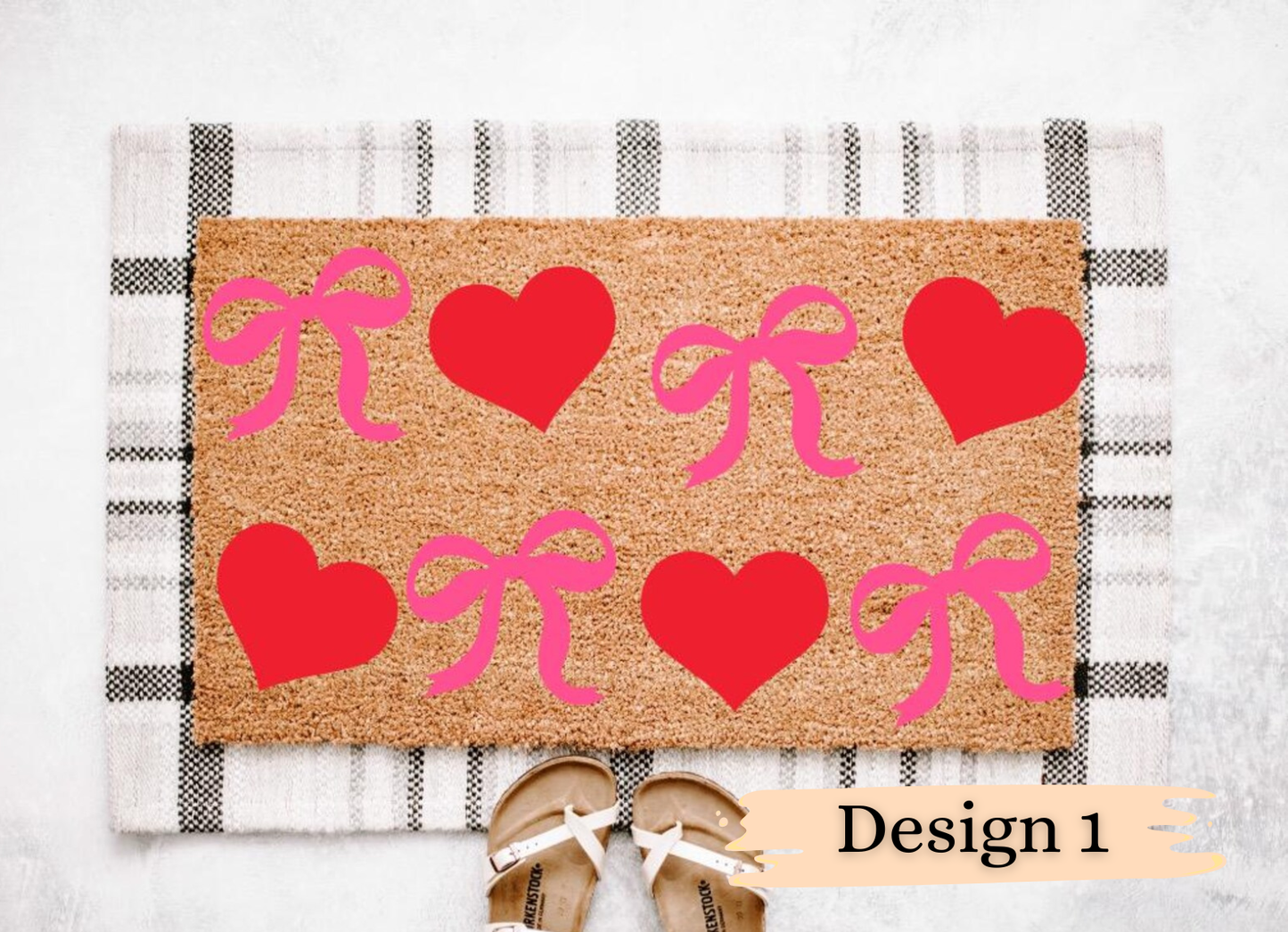 Galentine's Doormat Painting Workshop