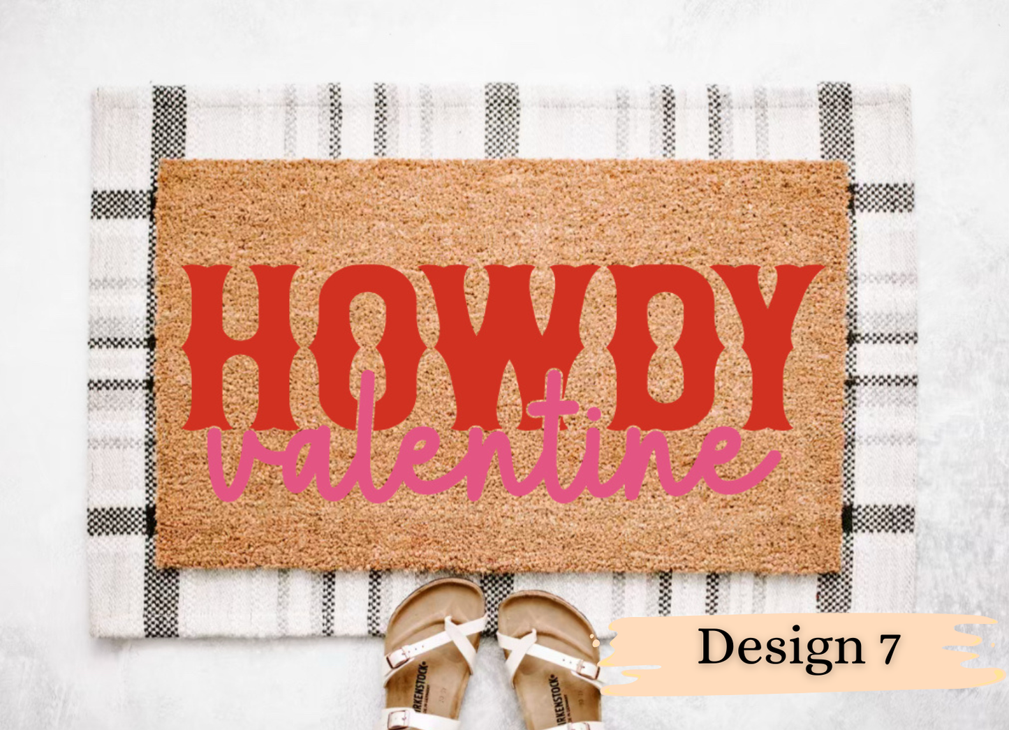 Galentine's Doormat Painting Workshop