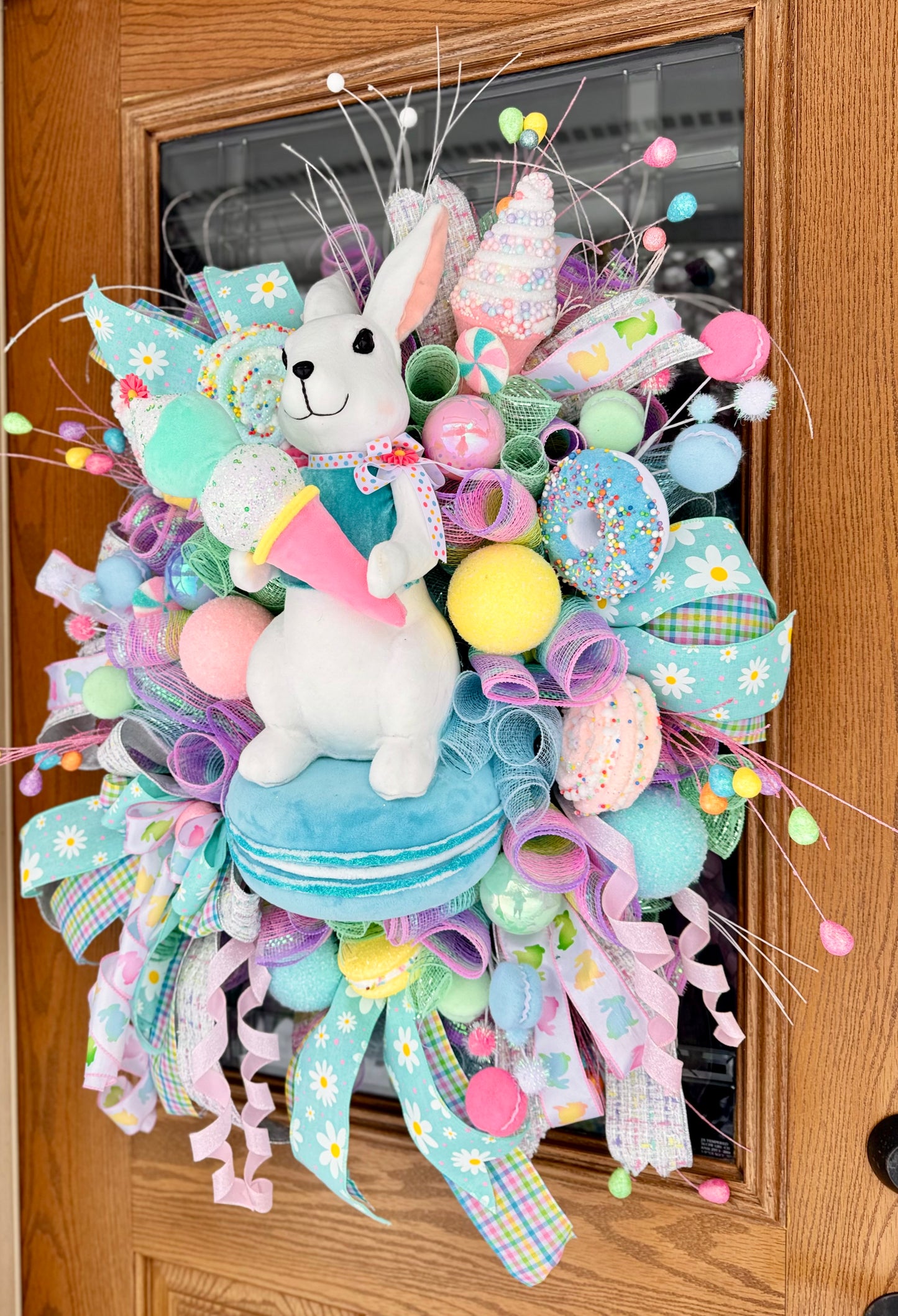 Easter Bunny Wreath | Spring Wreath | Easter Door Decor | Easter Porch Decor | Easter Bunny Decor