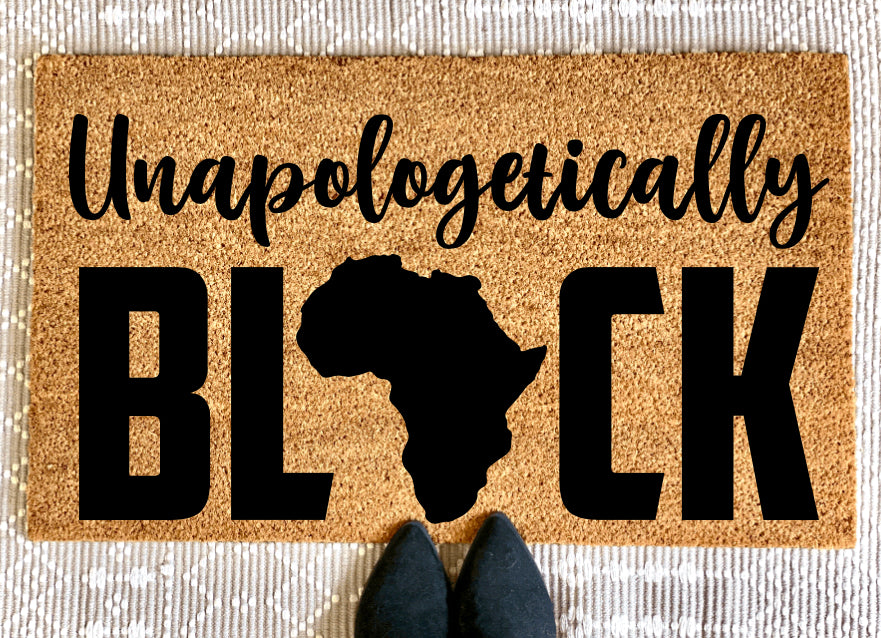 Unapologetically Black Doormat