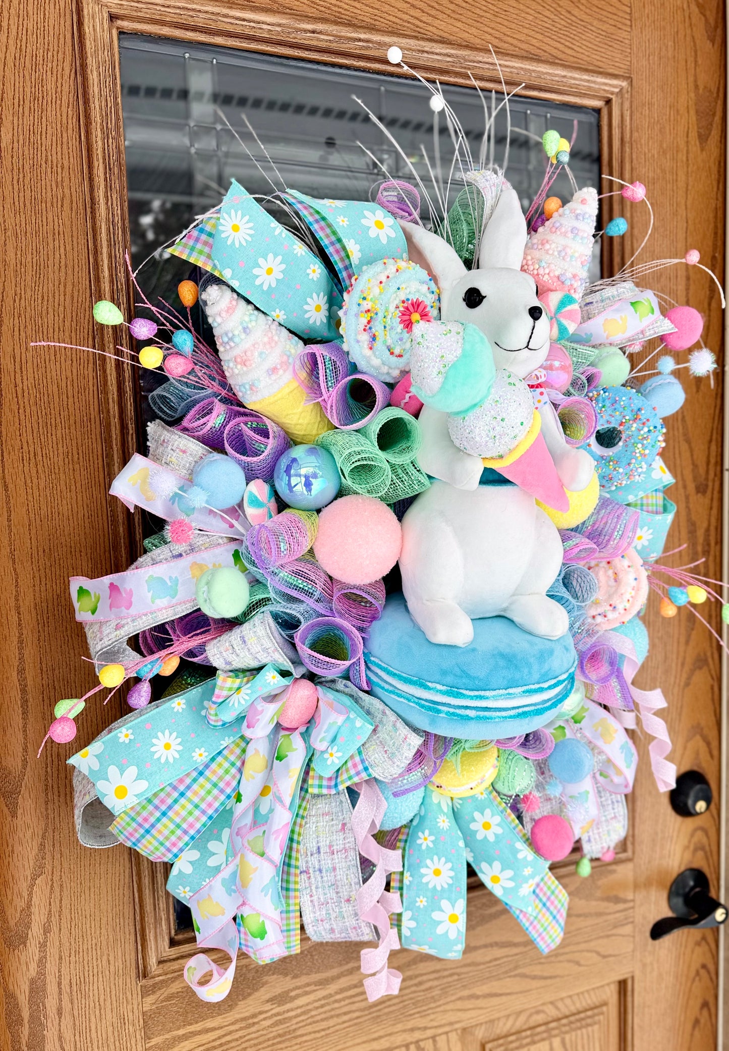 Easter Bunny Wreath | Spring Wreath | Easter Door Decor | Easter Porch Decor | Easter Bunny Decor