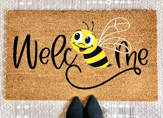 Welcome Bee Doormat