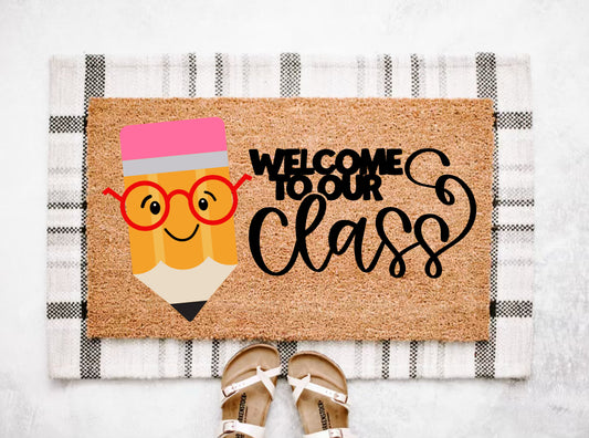 Classroom Pencil Doormat