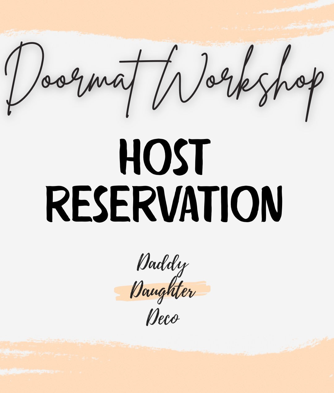 Doormat Painting Workshop – Hosting Fee