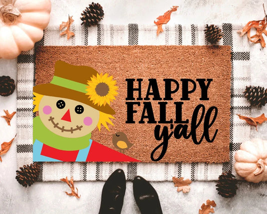 Fall Scarecrow Doormat