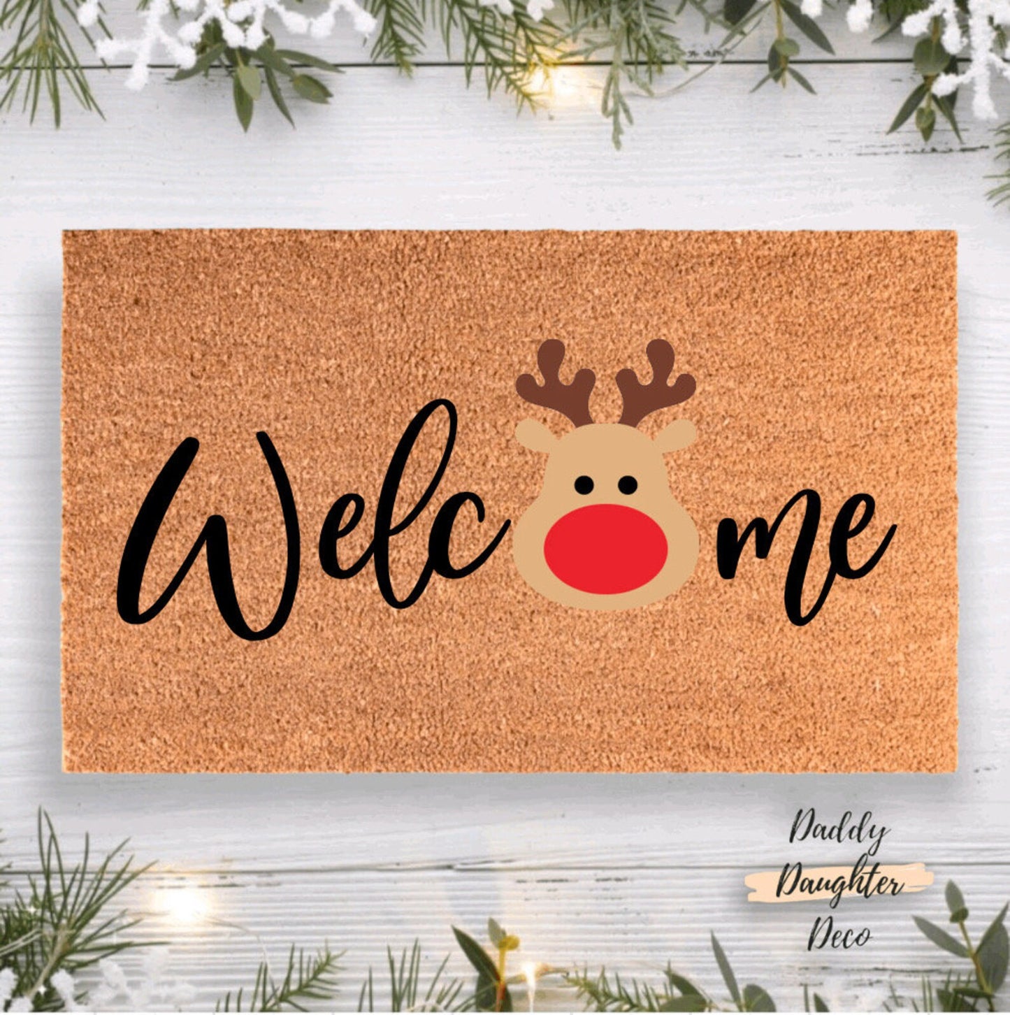 Reindeer Welcome Doormat