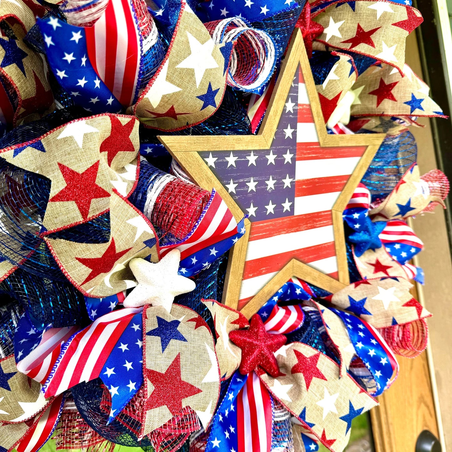 Patriotic Star Wreath