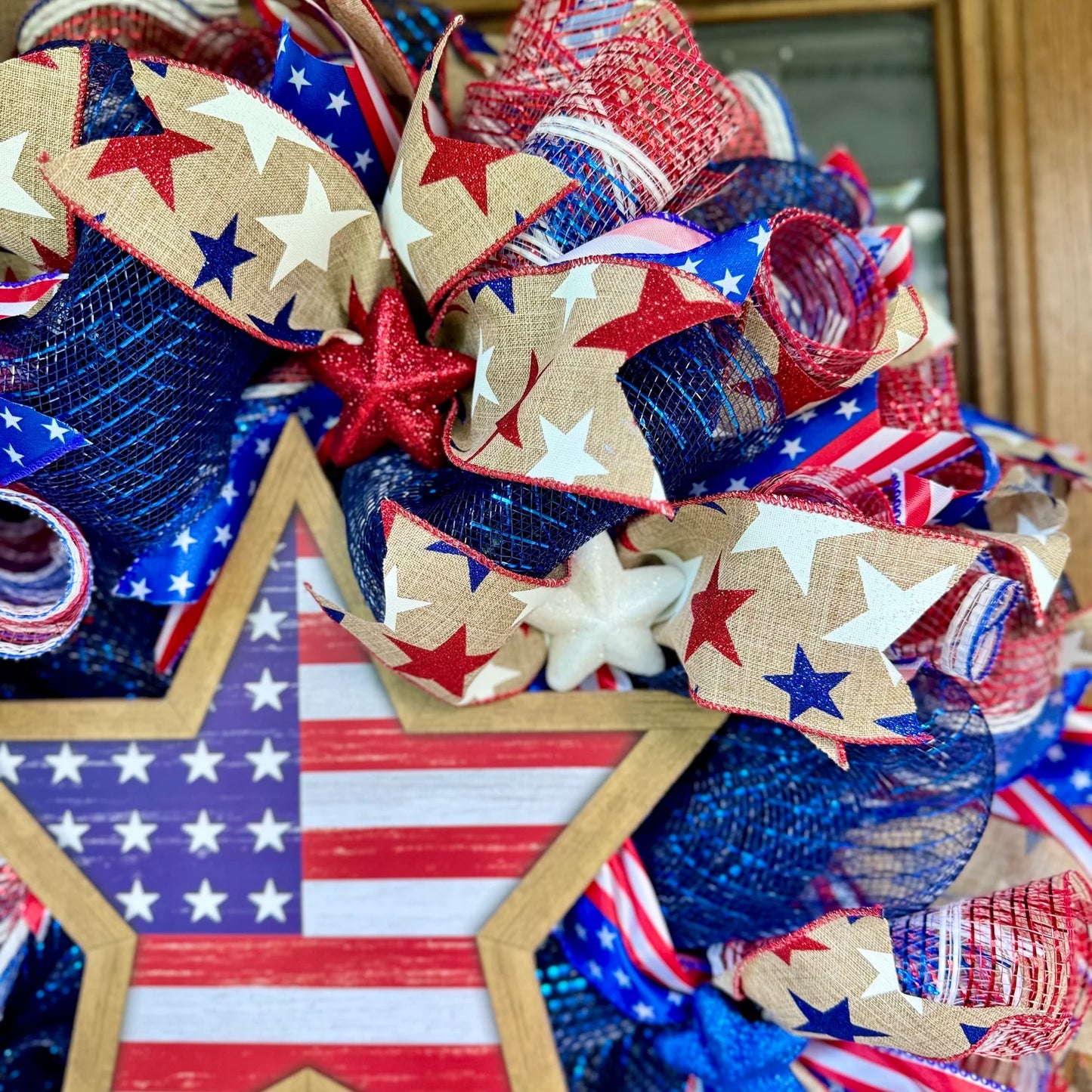 Patriotic Star Wreath