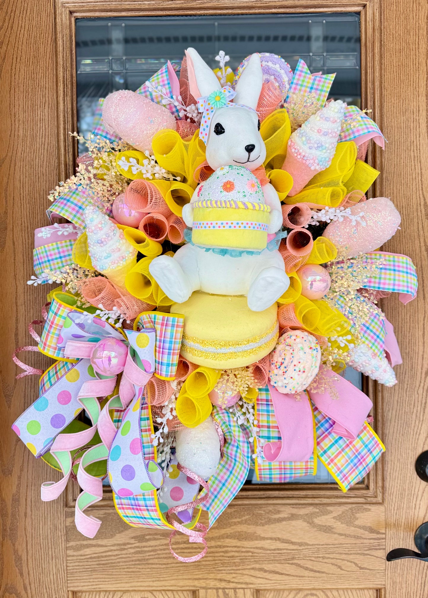 Easter Bunny Wreath | Spring Wreath | Easter Door Decor