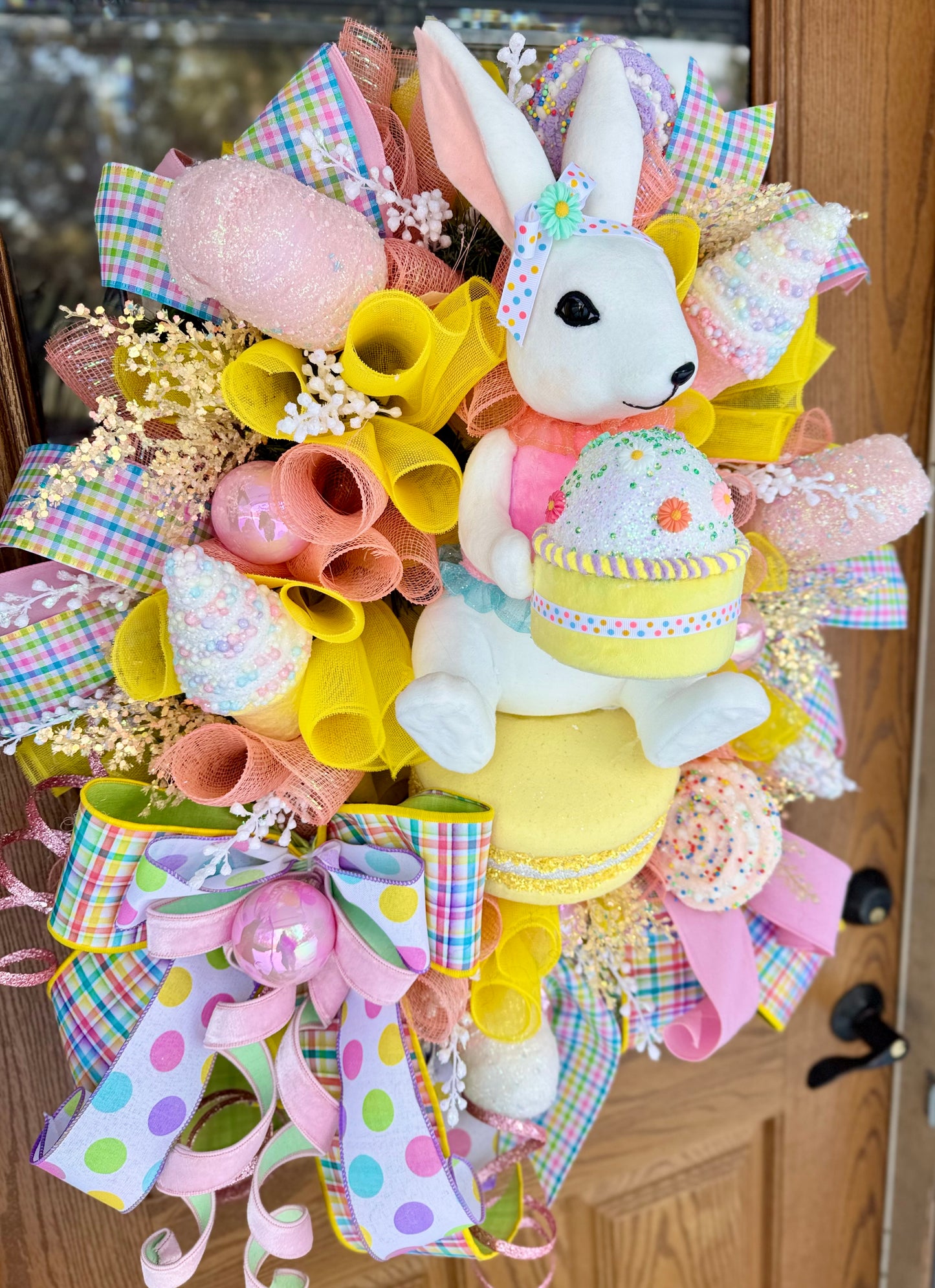 Easter Bunny Wreath | Spring Wreath | Easter Door Decor