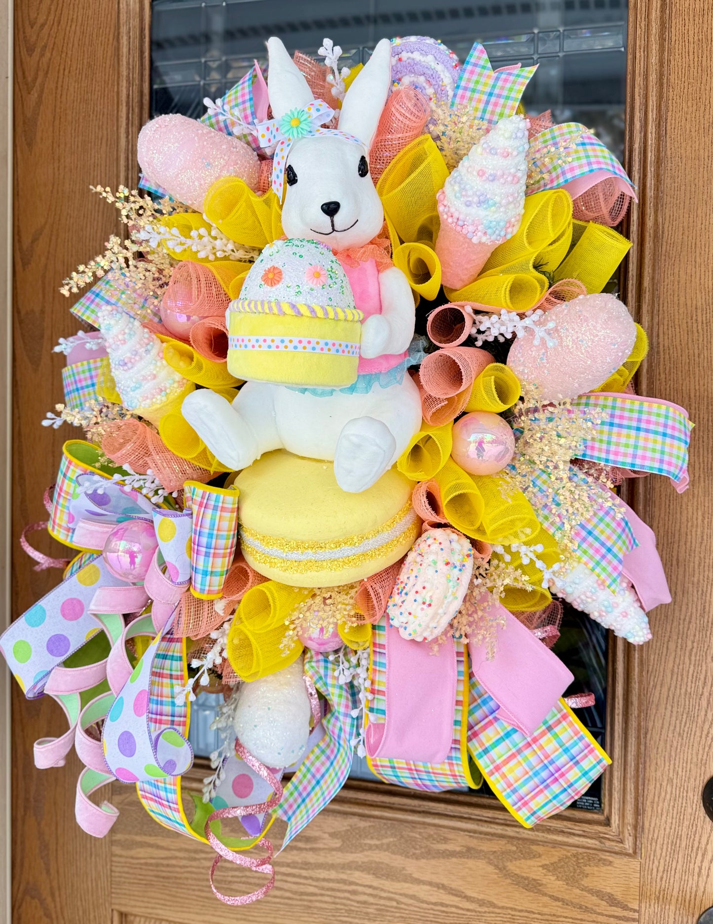 Easter Bunny Wreath | Spring Wreath | Easter Door Decor