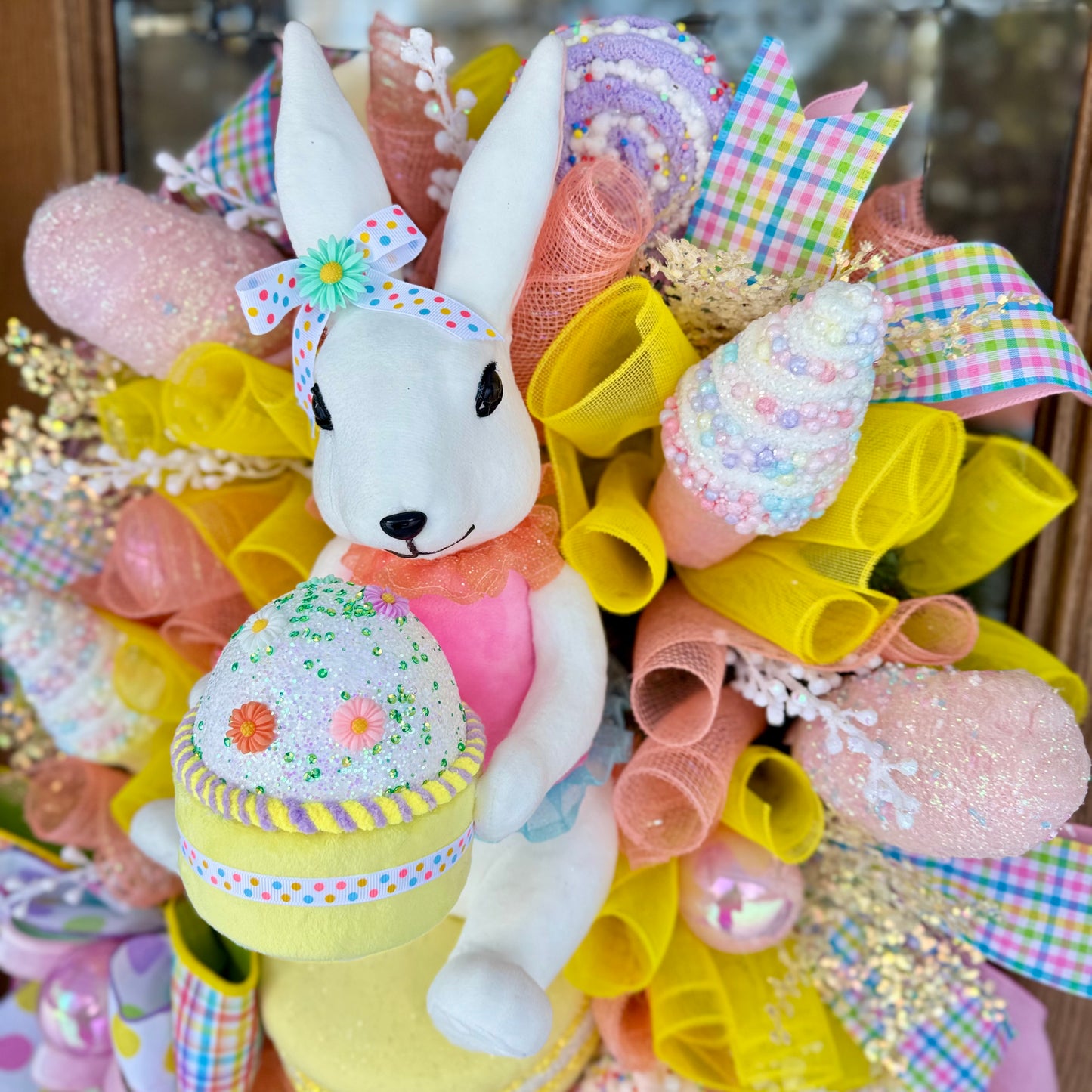 Easter Bunny Wreath | Spring Wreath | Easter Door Decor