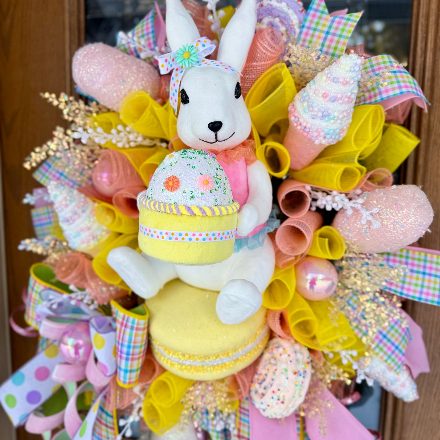 Easter Bunny Wreath | Spring Wreath | Easter Door Decor