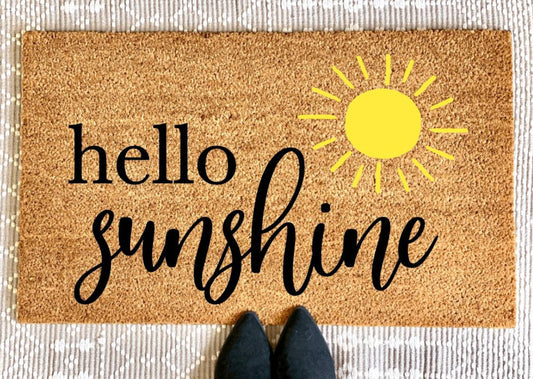 Hello Sunshine Doormat
