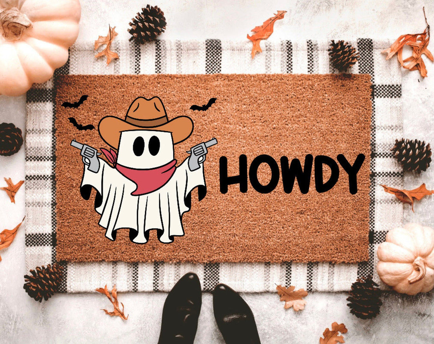 Howdy Ghost Doormat