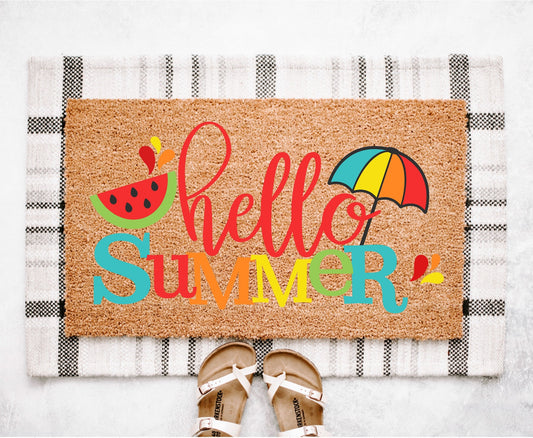 Hello Summer Doormat