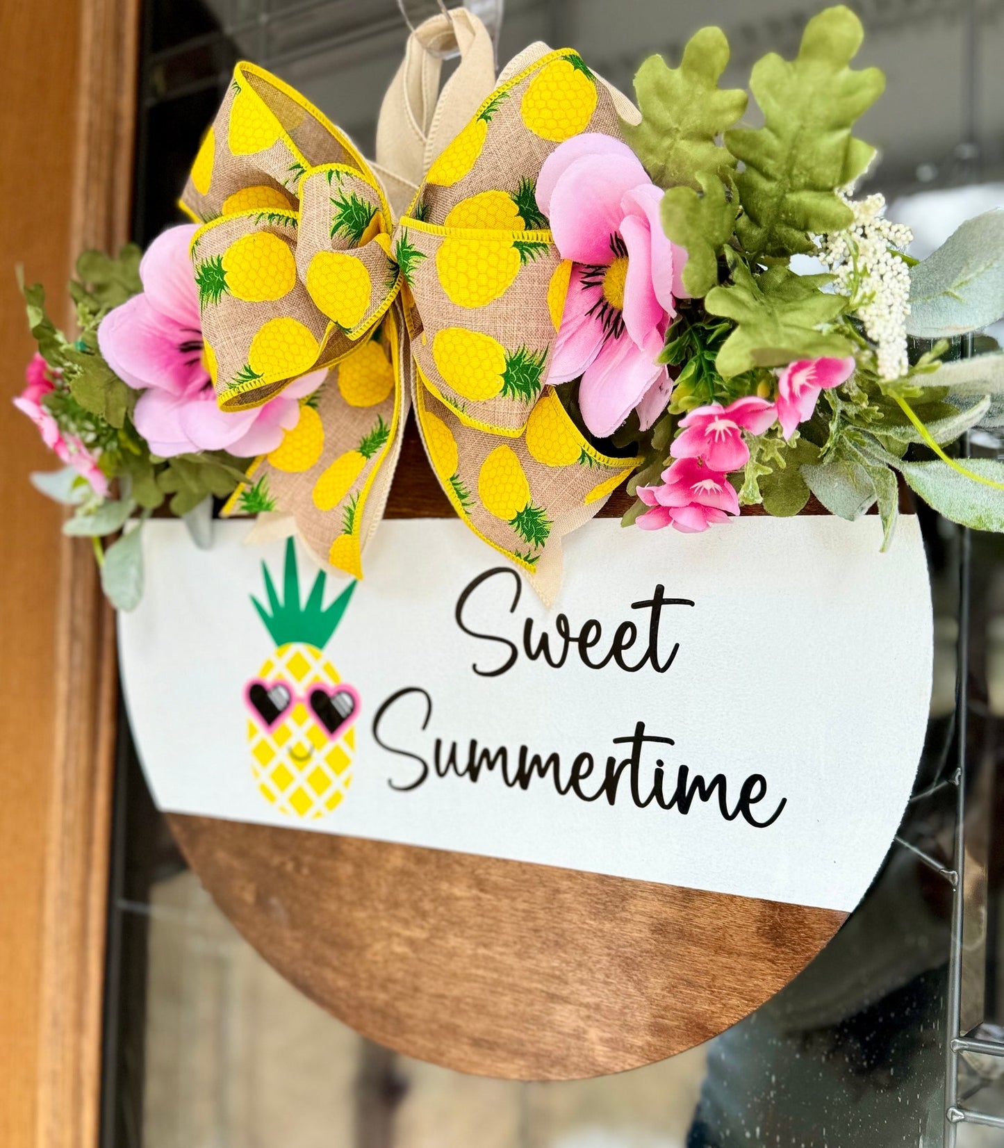 Summer Pineapple Door Hanger