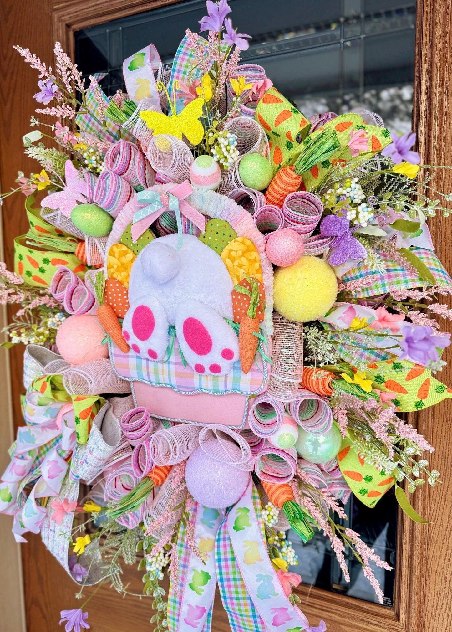 Easter Bunny Wreath | Spring Wreath | Easter Door Decor | Easter Porch Decor