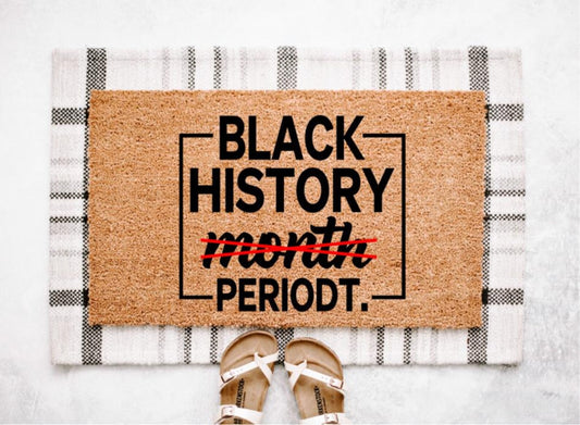 Black History Periodt Doormat