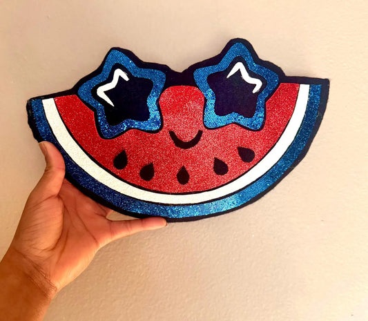 Patriotic Watermelon Wreath Attachment