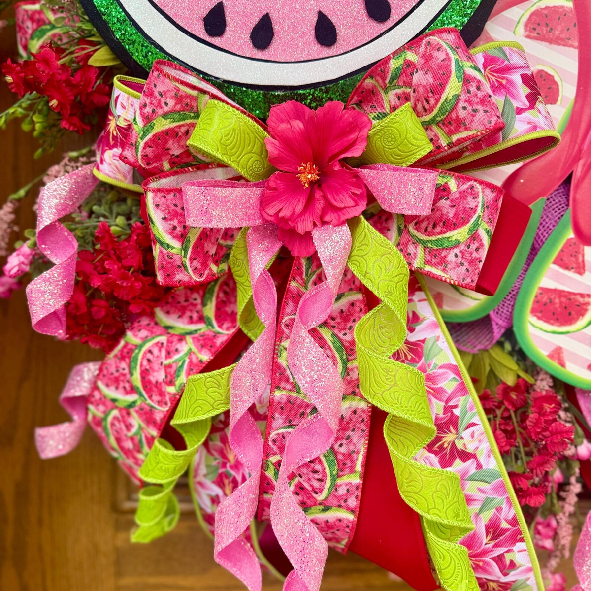Summer Watermelon Wreath | Summer Porch Decor | Beach House Decor