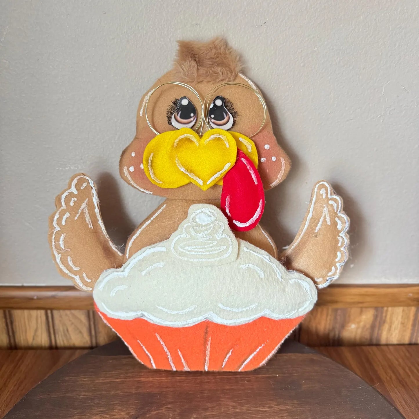 Turkey Wreath Attachment | Thanksgiving Wreath Embellishment