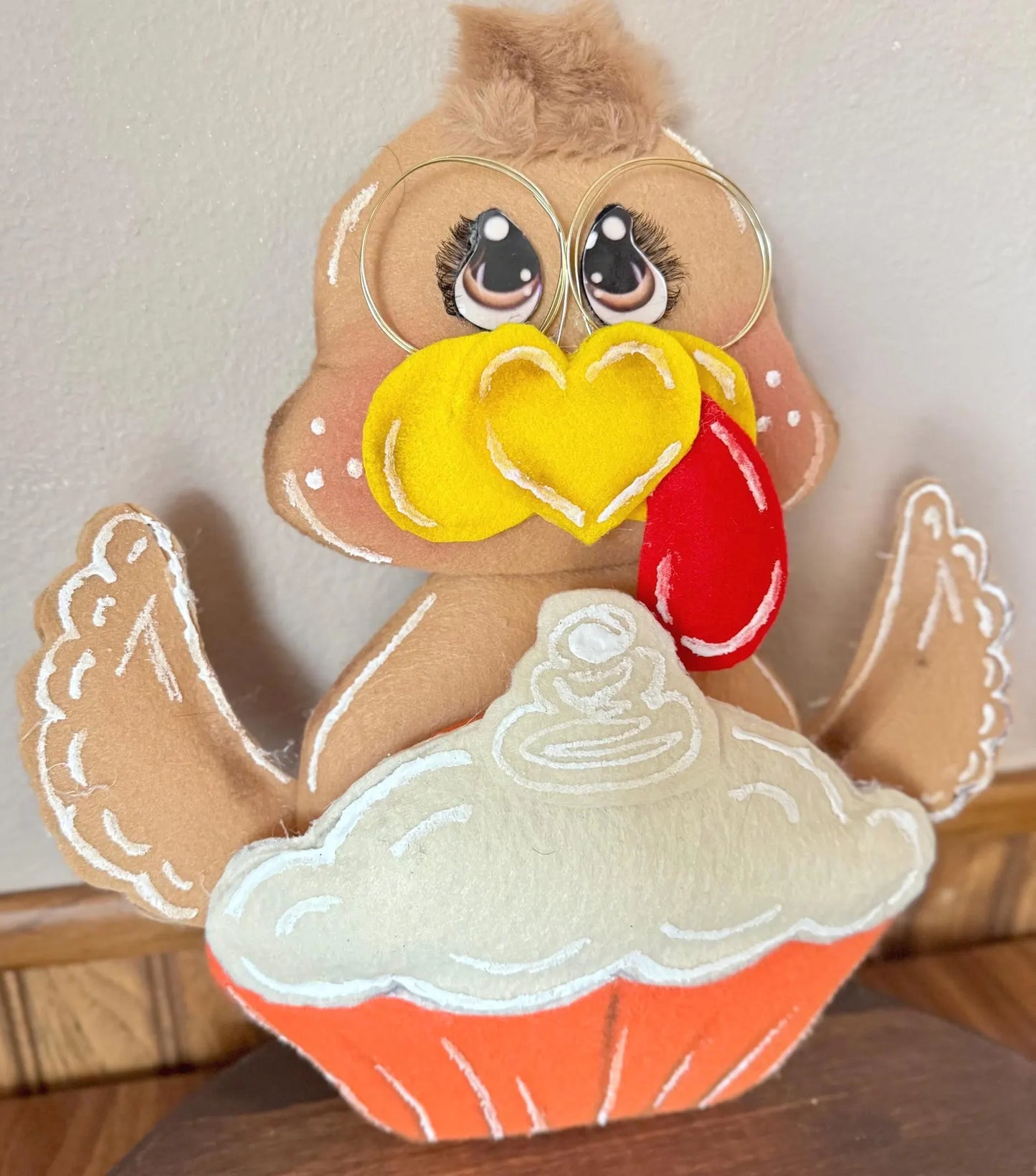 Turkey Wreath Attachment | Thanksgiving Wreath Embellishment