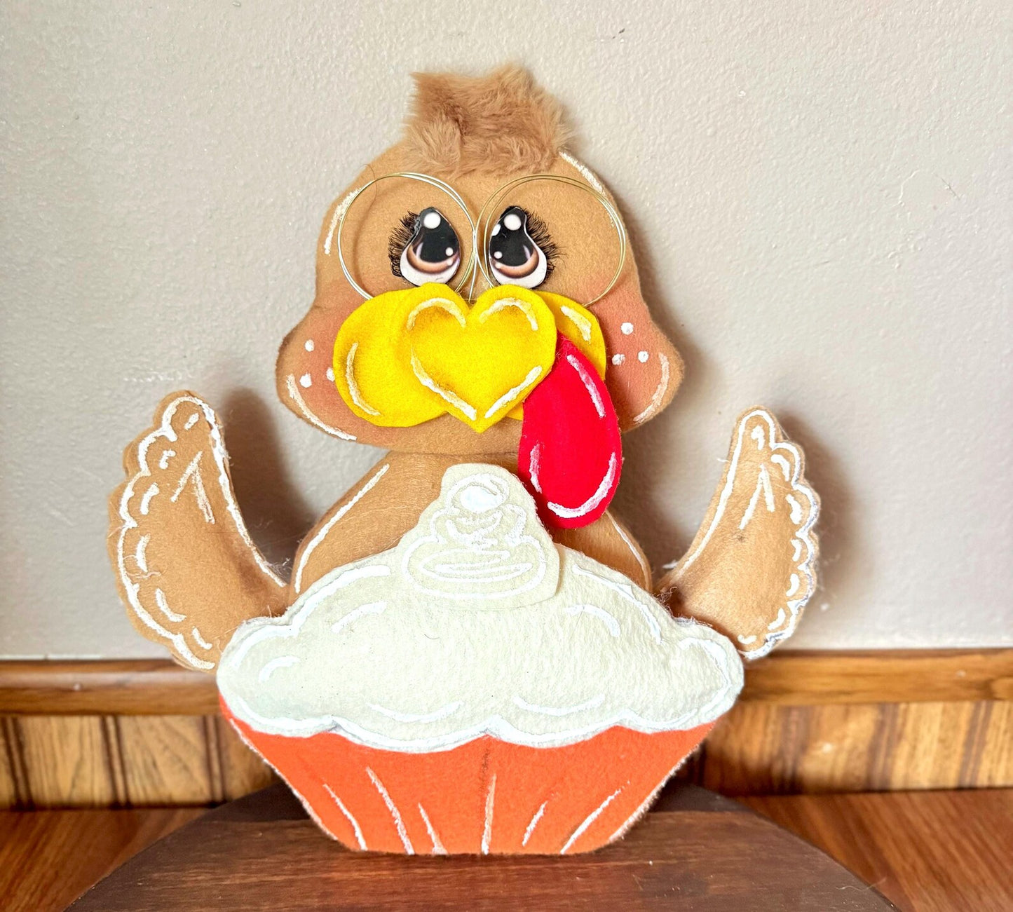 Turkey Wreath Attachment | Thanksgiving Wreath Embellishment